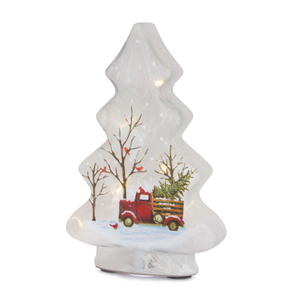 LED Pickup Truck and Tree Tablepiece