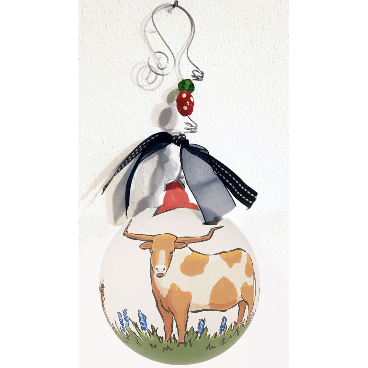 Longhorn Ornament By Glory Haus