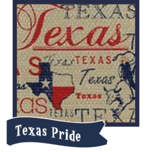 Texas pride button