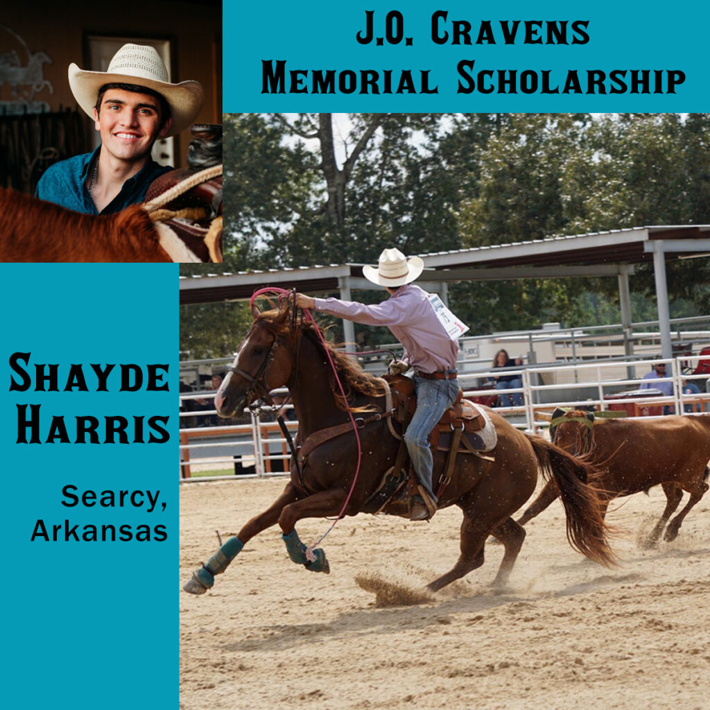 Shayde Harris headshot and roping 