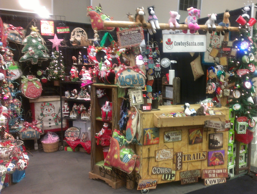 CowboySanta.com booth